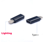USB C Female to Lightning Male Charging Converter, Type C to Lighting Adapter