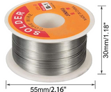 1 Solder Wire 0.8mm Tin Lead Solder and 1 Rosin Flux Welding Assistant Soldering - WareWell
