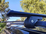 125CM Aluminum Car Roof Rack – Fits Span Across Existing Raised Side Rails-Black - WareWell