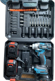 21V 1/2 inch Brushless  Impact Wrench  Lithium battery wrench electric drill