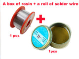 1 Solder Wire 0.8mm Tin Lead Solder and 1 Rosin Flux Welding Assistant Soldering - WareWell