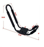 Kayak Roof Rack Sets for Cars and SUVs - Two Sets with Straps  Universal 1 pair - warewell