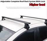 130cm Universal Car Roof Rack * 2 Cross Bar  Suitable for SUV and Pickup-truck - warewell