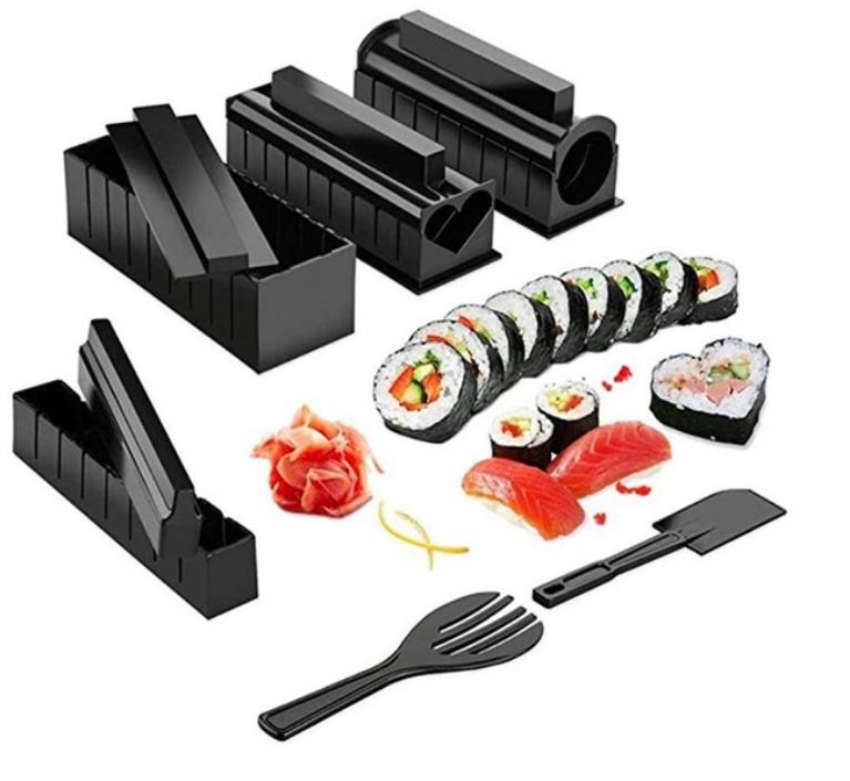 AISHN aishn sushi roller kit sushi bazooka, durable camp chef rice