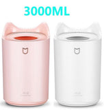 3L Air Humidifier Mist Aroma Diffuser with Colorful LED Light USB Humidificador - warewell