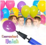 2pcs Balloon Pump Hand Held, Inflator Air Pump for Latex Balloons Exercise Balls - warewell