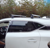 125CM Car Roof Racks  For Flush Rails -Black - warewell