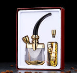 water tobacco pipe Metal filter smoke pipe water cigarette Fashion smoking pipe - warewell