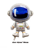 25PCS/SET Space Astronaut Rocket Latex Wave Point Balloon  Children's Birthday - warewell