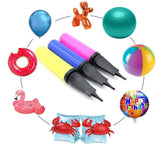 2pcs Balloon Pump Hand Held, Inflator Air Pump for Latex Balloons Exercise Balls - warewell