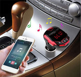 Car Bluetooth Receiver  Car Kit Bluetooth 5.0 Handsfree Wireless FM Transmitter - warewell