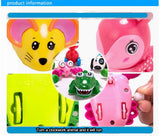 6 pcs of children's wind-up animal toys with a bottle - warewell