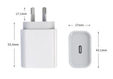 20W USB C Power Adapter Compatible for iPhone 12, iPhone 12 Pro, iPhone 11 - warewell