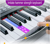88 Note keyboard Digital Stage Piano, Digital Piano with stand and cover - warewell