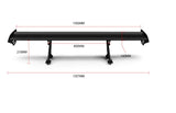 Car Spoiler Universal for Sedan Racing Car 135cm Aluminum Rear Trunk Wing - warewell