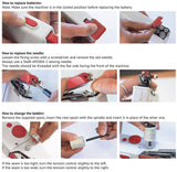 Handheld Sewing Machine with 1Pcs USB AUX cable Color:Red - warewell