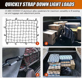 120X90CM Car Roof Cargo Bungee Net Storage Bag Roof storage Net  with hooks - warewell