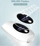 900000 flashes Laser hair removal  Painless Remover Flawless shaver - warewell