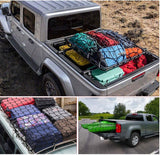 120X90CM Car Roof Cargo Bungee Net Storage Bag Roof storage Net  with hooks - warewell