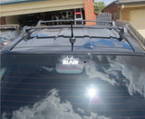 Fits 2007-2011 Honda CRV Roof Rack CR-V  Cross Bar Black 2Pc - WareWell