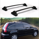 Fits 2007-2011 Honda CRV Roof Rack CR-V  Cross Bar Black 2Pc - WareWell