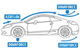 Car Spoiler for Sedan Racing Car135cm Aluminum Rear Trunk Wing Double Deck layer - WareWell