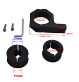 Car LED Light  Bar Mounting Bracket Kit Tube Clamp Roof Roll Cage Holder 5CM - WareWell