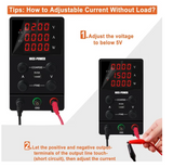 30V10A Adjustable Switching Regulated DC Power Supply 4 Digital Display with USB - WareWell