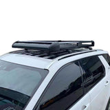 1.4M Universal Car Roof Storage Rack Top Luggage Carrier Basket Car CargoStorage-Black - WareWell