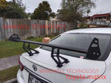 Car Spoiler Universal for Sedan Racing Car 135cm Aluminum Rear Trunk Wing - WareWell
