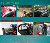 2 x Universal 120cm Car Roof Rock Cross Bars (Color: Black ) - warewell