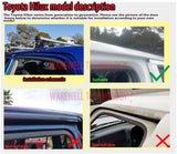 2 x Universal 120cm Car Roof Rock Cross Bars (Color: Black ) - WareWell