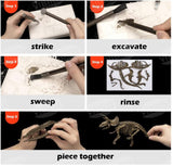Dig Up Dinosaurs Toy T-Rex Skeleton Set,5 types provide options Kit Model  Gift - warewell
