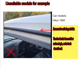 2 x Universal 120cm Car Roof Rock Cross Bars (Color: Black ) - warewell
