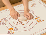 Premium Food grade silicone  Baking mat, Slip-Resistant Baking & Kneading Pad for Easy Dough Rolling and Baking