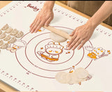 Premium Food grade silicone  Baking mat, Slip-Resistant Baking & Kneading Pad for Easy Dough Rolling and Baking