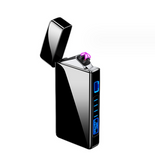 Electric lighter USB rechargable plasma double bow smoking windproof lighter - WareWell