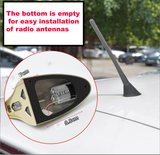 Universal Car Shark Fin Antenna Remote Control LED Car flashing radio antenna