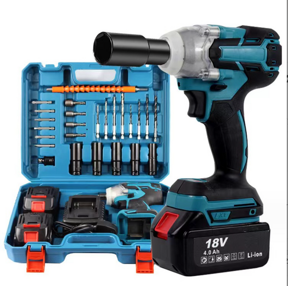 21V 1/2 inch Brushless  Impact Wrench  Lithium battery wrench electric drill