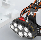 8LED Strong Light Rechargeable Night Fishing Headlight Headlamp Outdoorheadlight