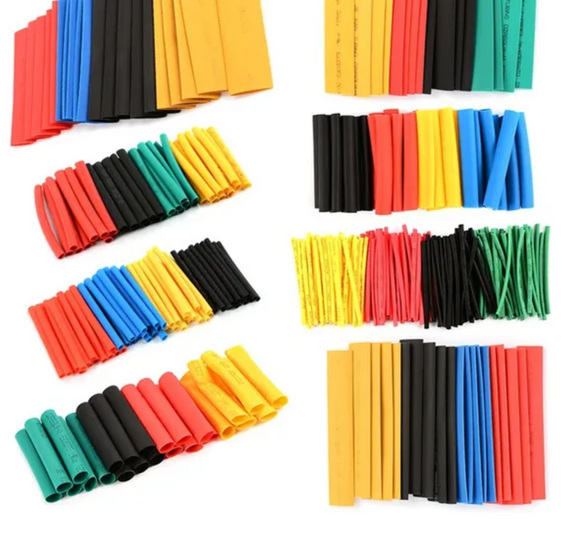 560pcs Insulating heat shrink tubingKit  Tubes Wire Wrap Butt Connectors