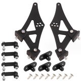 Spoiler Mount Brackets, Universal Car CNC Spoiler Legs Mount Brackets