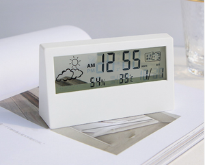 Weather Display Thermohygrometer Clock for Temperature and Humidity Control