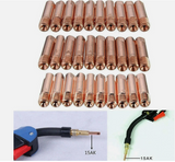 MB 15AK MIG MAG Welding Torch Contact Tip M6 Copper Gas Nozzle  1.0mm