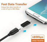 Type-C Female To Micro USB Male Converters  Type C to Micro USB Adapter