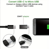 Type-C Female To Micro USB Male Converters  Type C to Micro USB Adapter