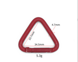Triangle Outdoor Snap Clip Bottle Hook Carabiner Outdoor Tool Triangular pull ring