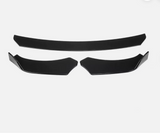 Universal Gloss Black Car Front Bumper Protector Lip Body Spoiler Splitter
