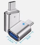 USB-C USB 3.1 Type C Male To USB 3.0 Female Data OTG Converter Adapter Light - WareWell