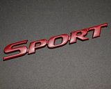 3D Metal Sport Logo Emblem Badge Sticker Car Trunk Tailgate Decal Accessories